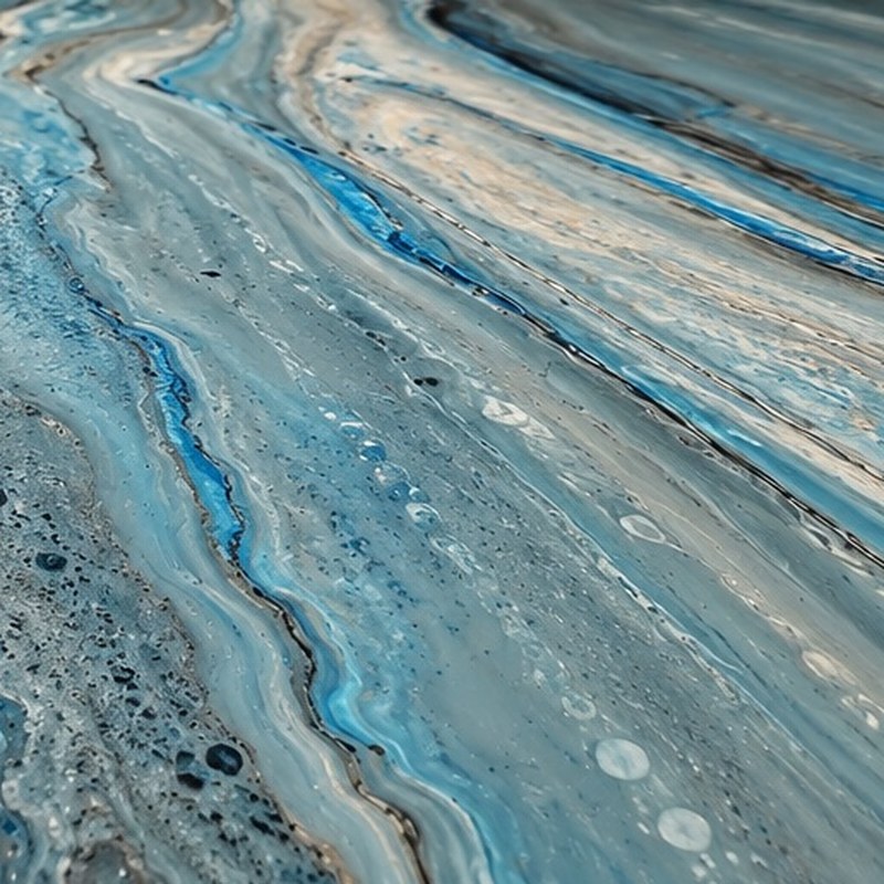 Dante Blue Marble finish detail